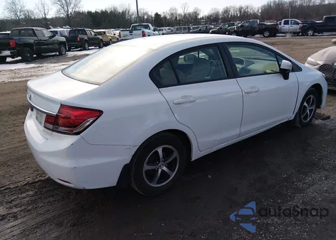 2015 Honda Civic Se z USA, uszkodzony, nr VIN 19XFB2F77FE297465